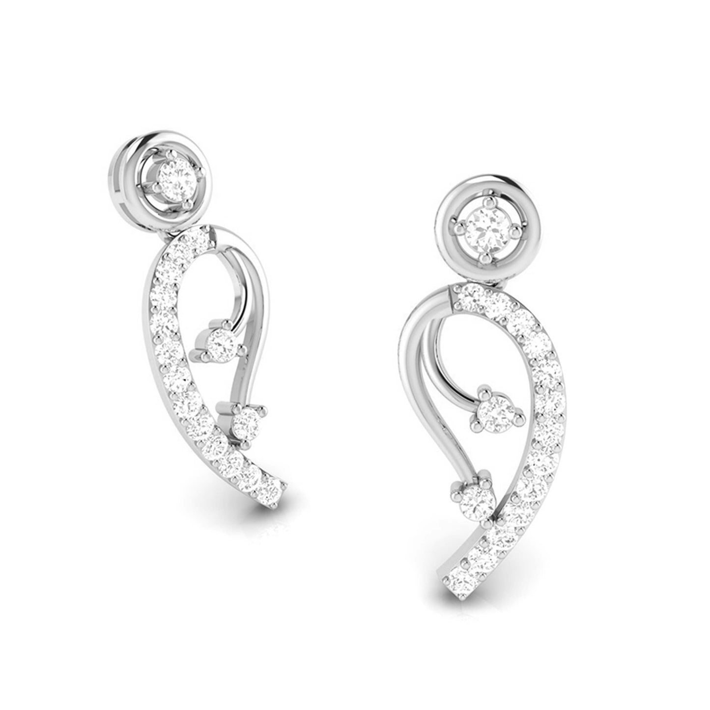 Latest earrings design Headliner Lab Grown Diamond Earrings Fiona Diamonds