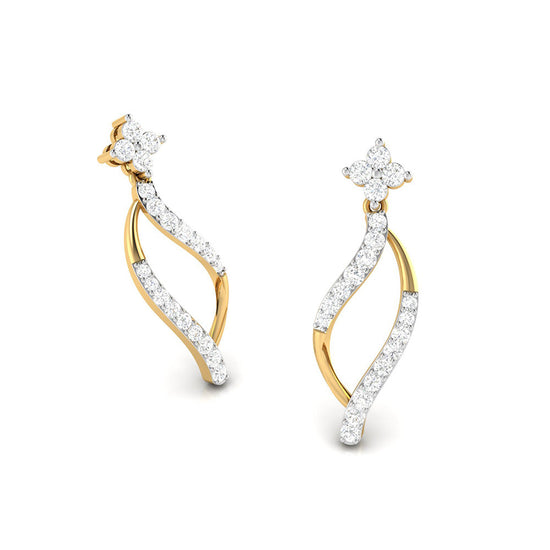 Designer earrings collection Luminary Lab Grown Diamond  Earrings Fiona Diamonds