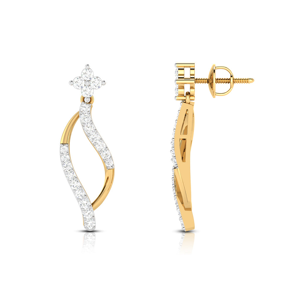 Designer earrings collection Luminary Lab Grown Diamond  Earrings Fiona Diamonds