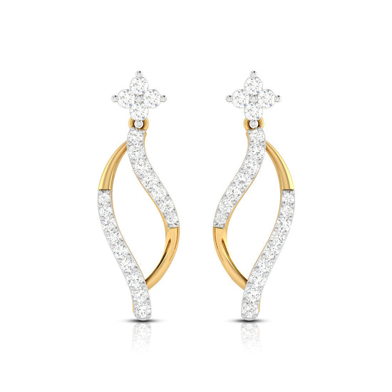 Designer earrings collection Luminary Lab Grown Diamond  Earrings Fiona Diamonds