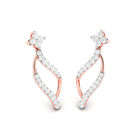 Designer earrings collection Luminary Lab Grown Diamond  Earrings Fiona Diamonds