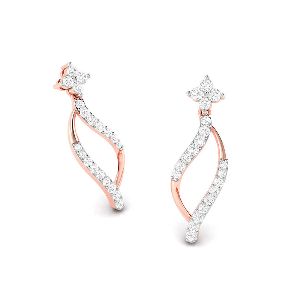 Designer earrings collection Luminary Lab Grown Diamond  Earrings Fiona Diamonds