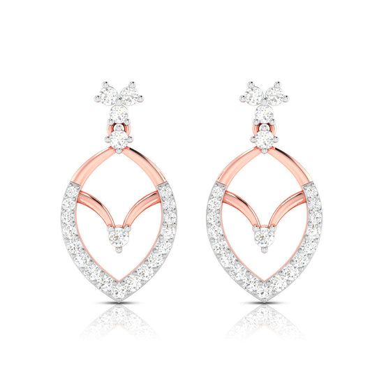 Small earrings design Empress Lab Grown Diamond Earrings Fiona Diamonds