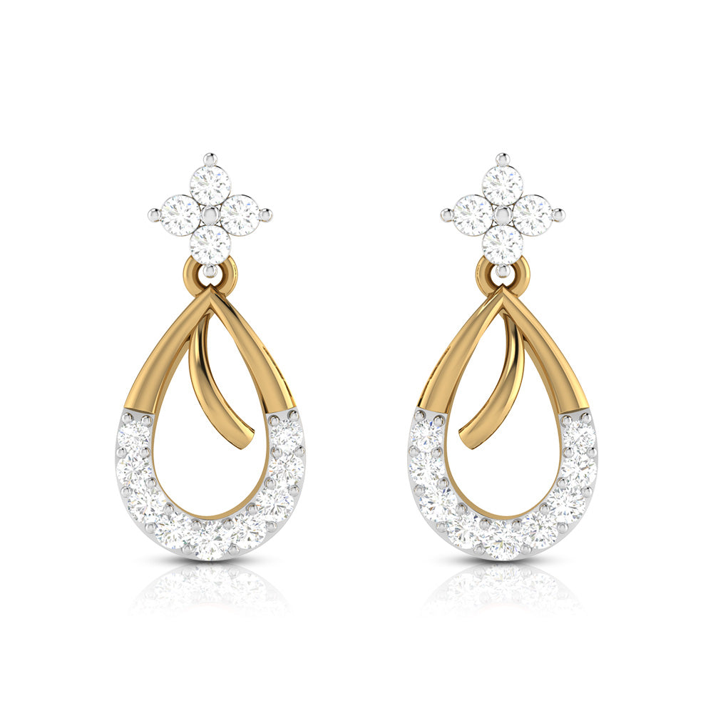 Fancy earrings design Conjecture Lab Grown Diamond Earrings Fiona Diamonds