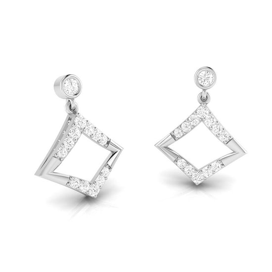 Fancy earrings design Sylvan Lab Grown Diamond Earrings Fiona Diamonds