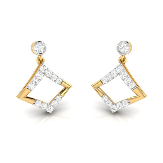 Fancy earrings design Sylvan Lab Grown Diamond Earrings Fiona Diamonds