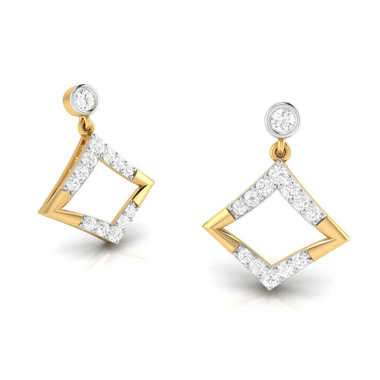 Fancy earrings design Sylvan Lab Grown Diamond Earrings Fiona Diamonds