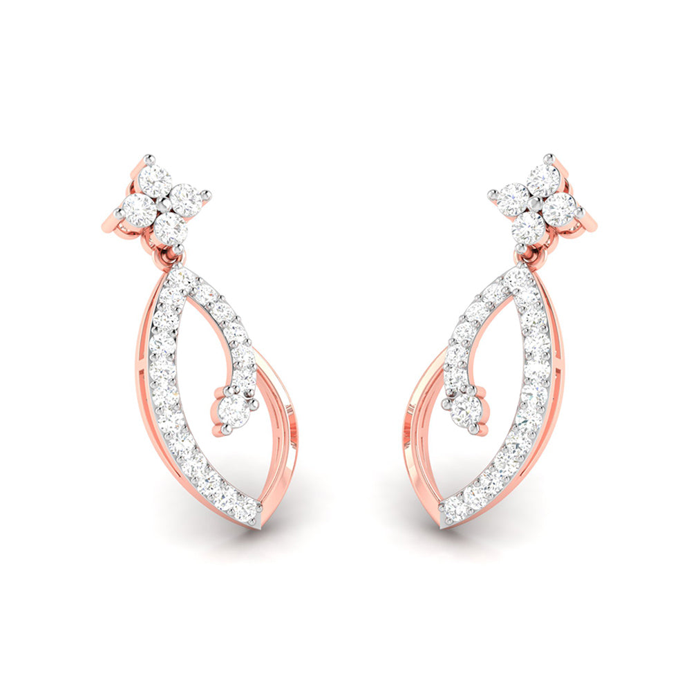 Designer earrings collection Flugel Lab Grown Diamond Earrings Fiona Diamonds