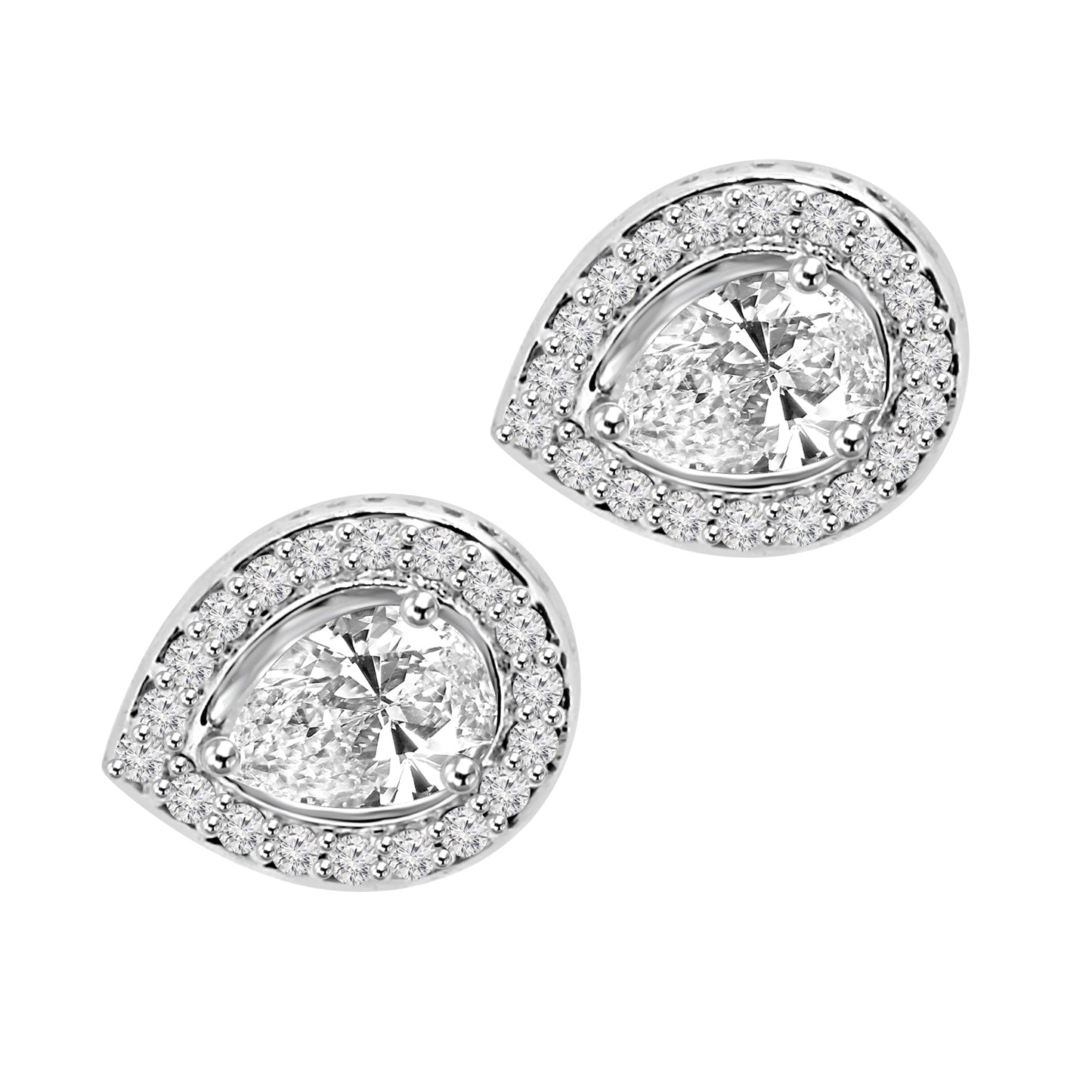 Fancy earrings design Beado Lab Grown Diamond  Earrings Fiona Diamonds