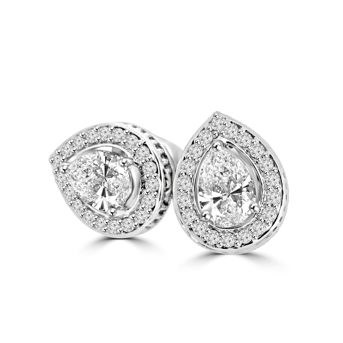 Fancy earrings design Beado Lab Grown Diamond  Earrings Fiona Diamonds