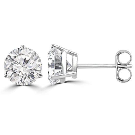 50 Pointer Solitaire Earrings Design Fiona Diamonds