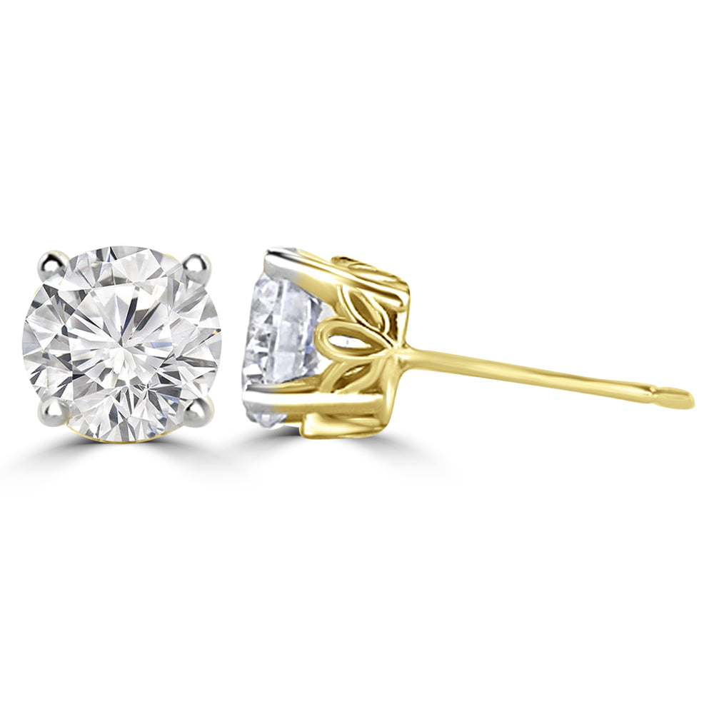 Fashionable 1.5ct Lab Diamond Stud Earrings - Fiona Diamonds - Fiona Diamonds