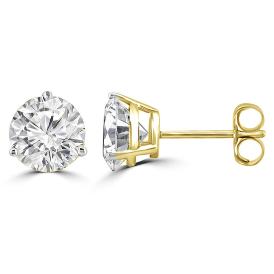 Simple 1.5ct Lab Diamond Stud Earrings - Fiona Diamonds - Fiona Diamonds