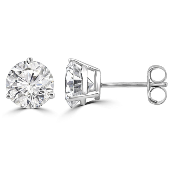 50 Pointer Solitaire Earrings Design Fiona Diamonds