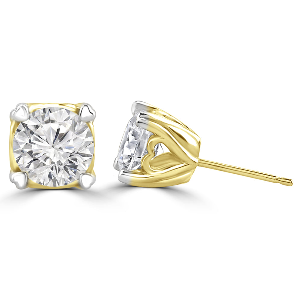 Amazon.com: Round Diamond Earrings