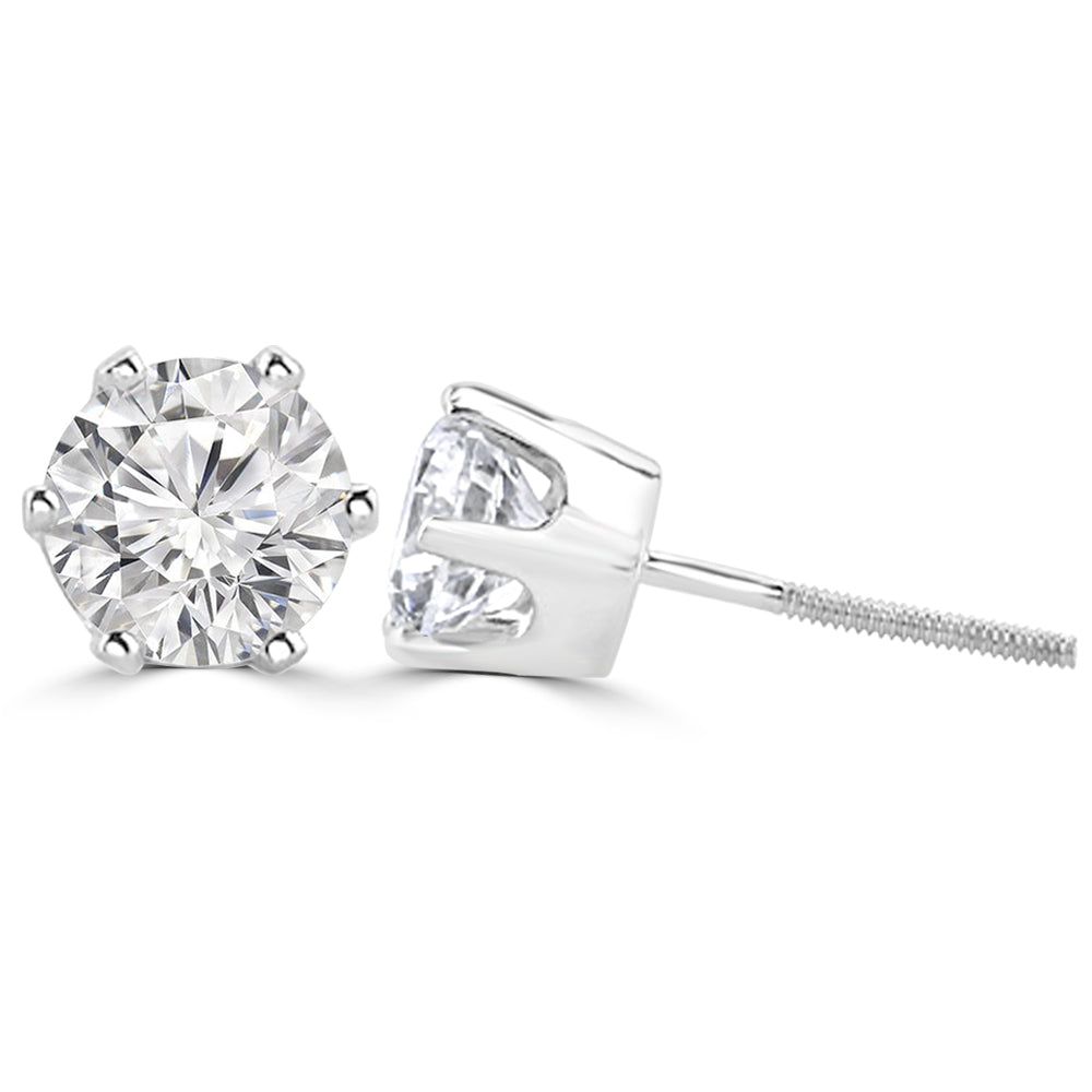 Lisamarin 1.5ct Lab Diamond  Stud Earrings - Fiona Diamonds - Fiona Diamonds