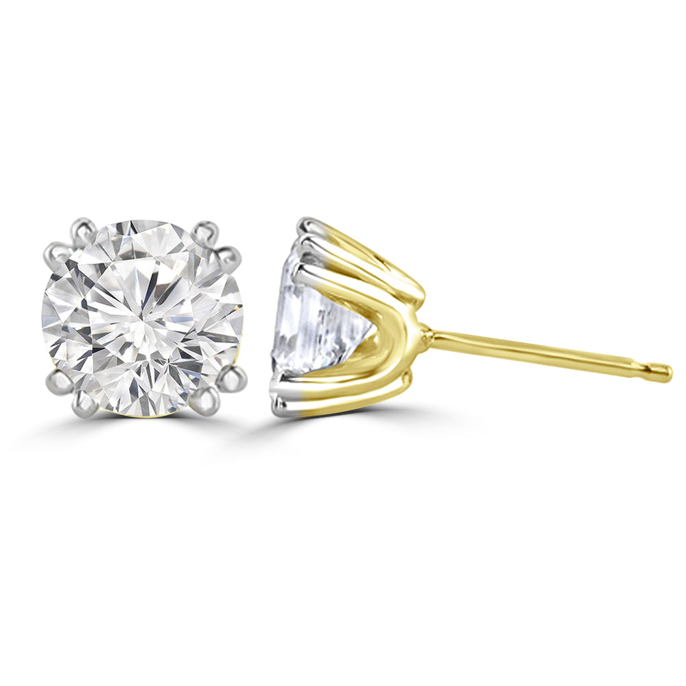 Flawless 1.5ct Lab Diamond Stud Earrings - Fiona Diamonds - Fiona Diamonds