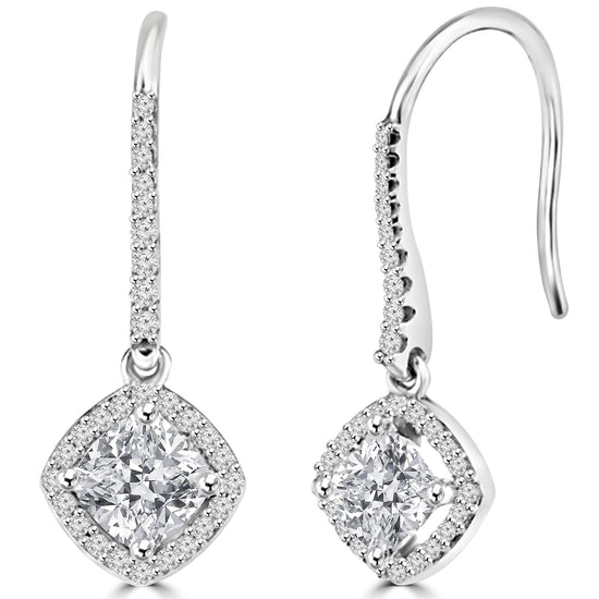 Latest earrings design Beaprism Lab Grown Diamond Earrings Fiona Diamonds