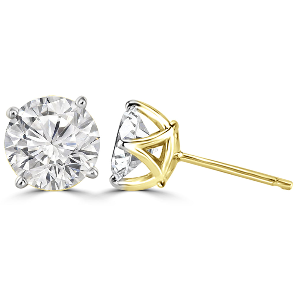 Precious 2.ct Lab Diamond Stud Earrings - Fiona Diamonds - Fiona Diamonds