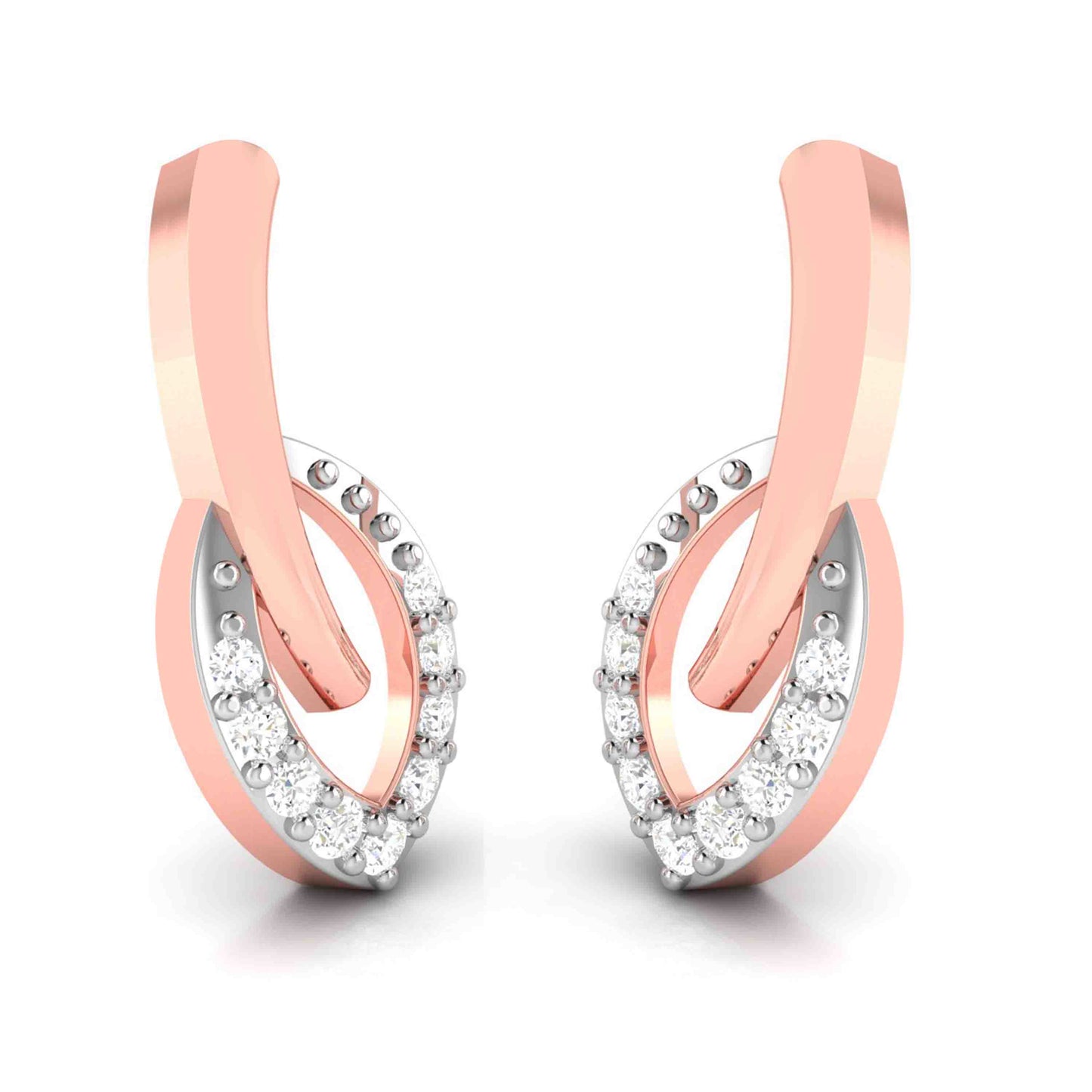 Latest earrings design Sprightly Lab Grown Diamond Earrings Fiona Diamonds