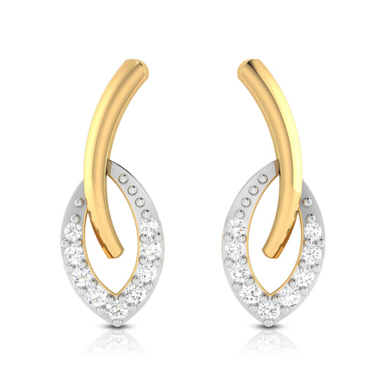 Latest earrings design Sprightly Lab Grown Diamond Earrings Fiona Diamonds