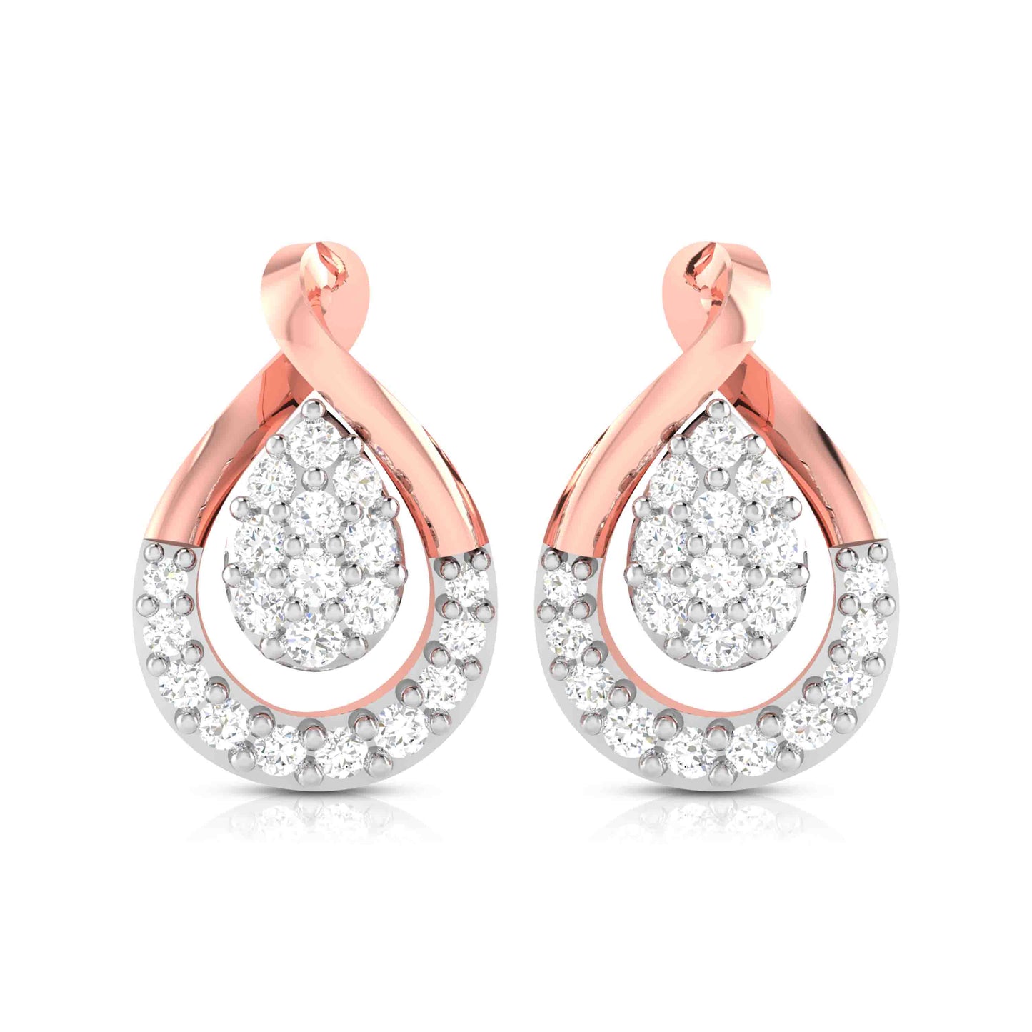 Party wear earrings design Submerge Lab Grown Diamond Earrings Fiona Diamonds