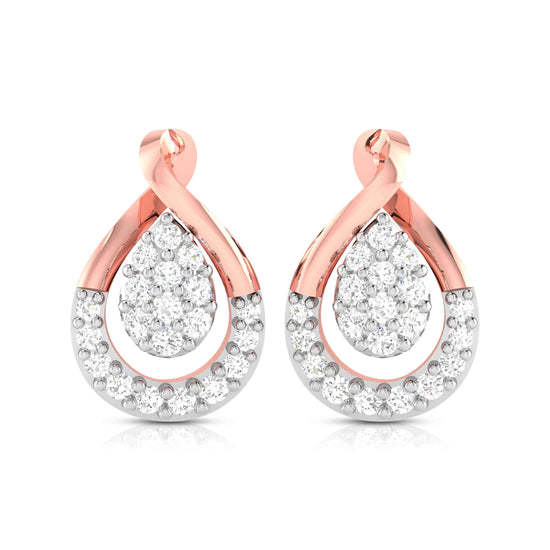 Party wear earrings design Submerge Lab Grown Diamond Earrings Fiona Diamonds