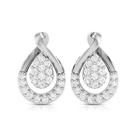 Party wear earrings design Submerge Lab Grown Diamond Earrings Fiona Diamonds