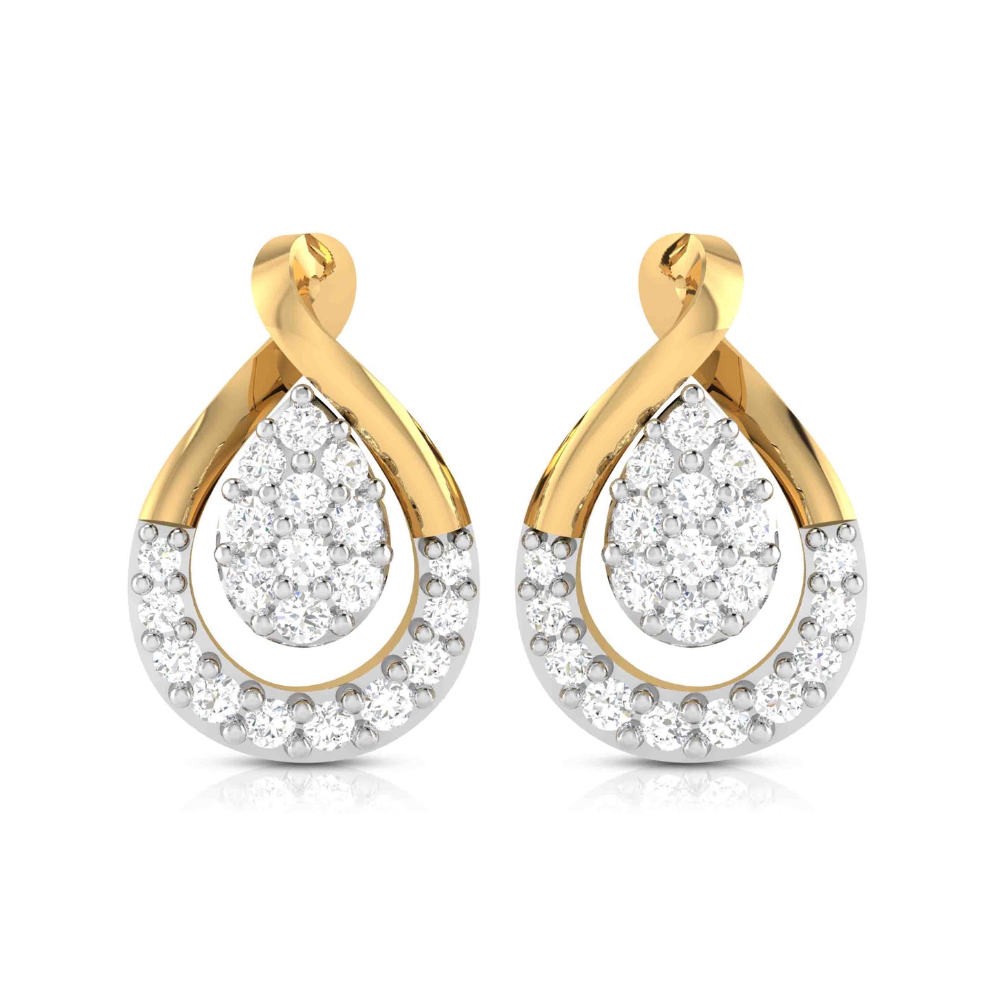 Party wear earrings design Submerge Lab Grown Diamond Earrings Fiona Diamonds