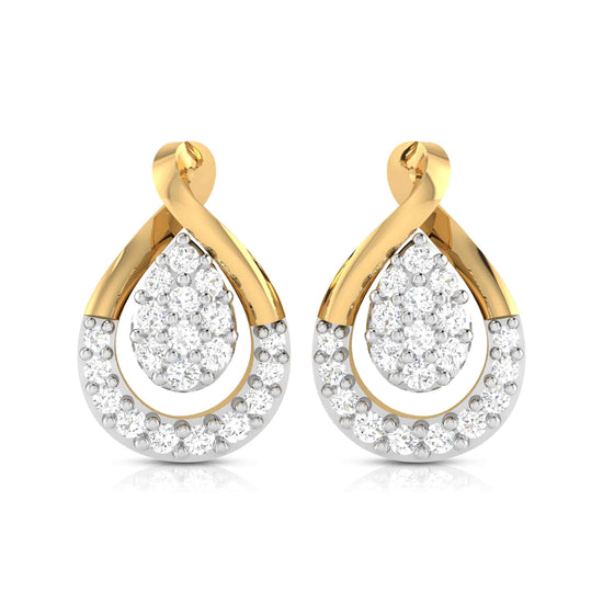 Party wear earrings design Submerge Lab Grown Diamond Earrings Fiona Diamonds