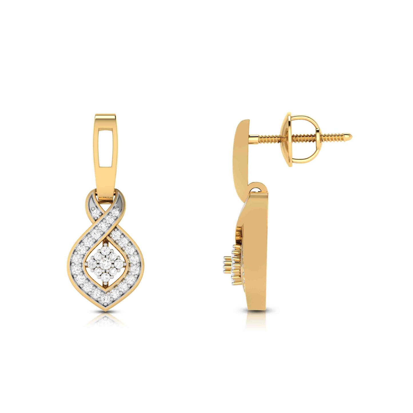 Fancy earrings design Meili Lab Grown Diamond Earrings Fiona Diamonds