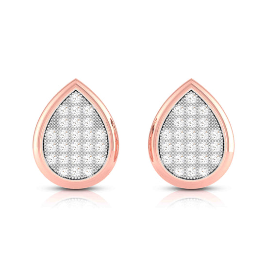 Daily wear earrings design Caesar Lab Grown Diamond Earrings Fiona Diamonds