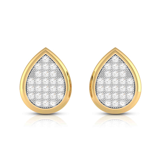 Daily wear earrings design Caesar Lab Grown Diamond Earrings Fiona Diamonds