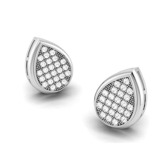 Daily wear earrings design Caesar Lab Grown Diamond Earrings Fiona Diamonds