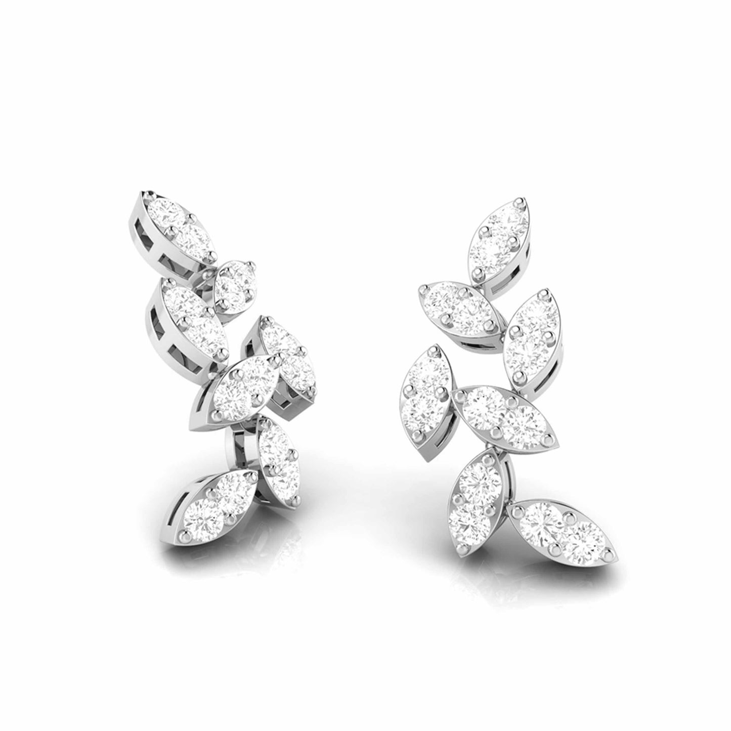 Fancy earrings design Winchime Lab Grown Diamond Earrings Fiona Diamonds