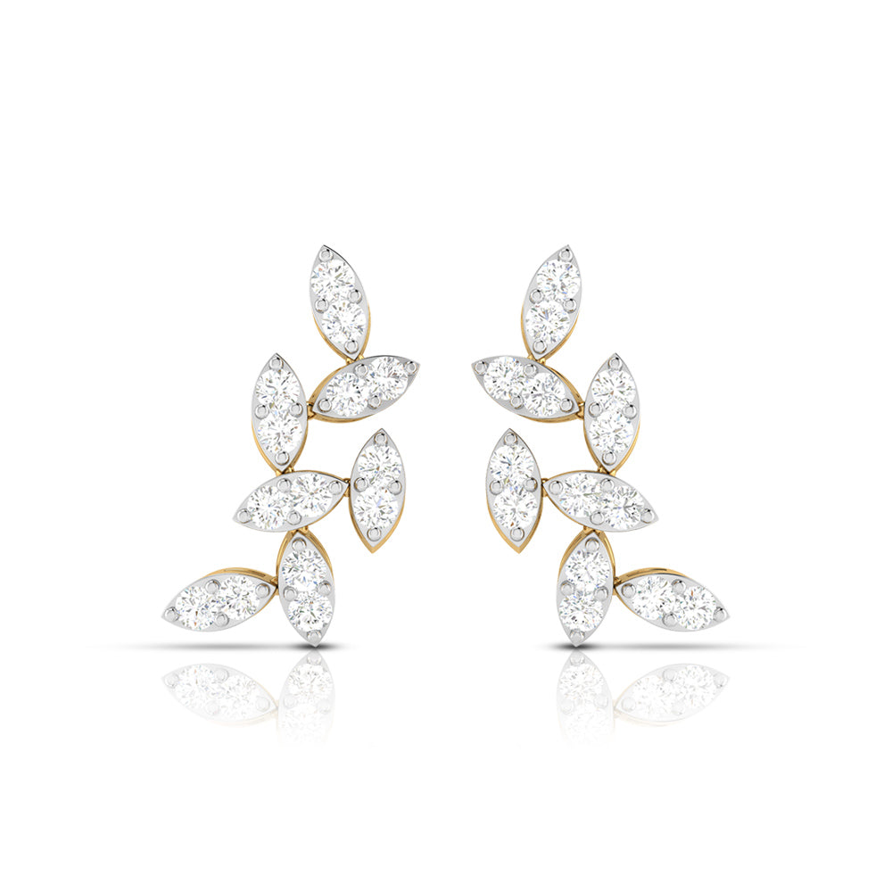 Fancy earrings design Winchime Lab Grown Diamond Earrings Fiona Diamonds