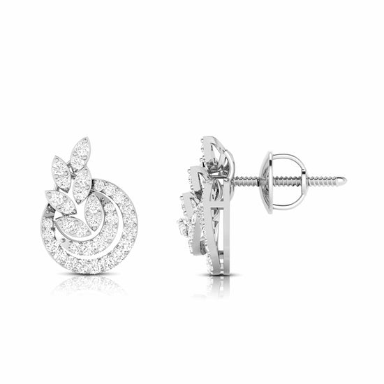 Fancy earrings design Stadium Lab Grown Diamond Earrings Fiona Diamonds