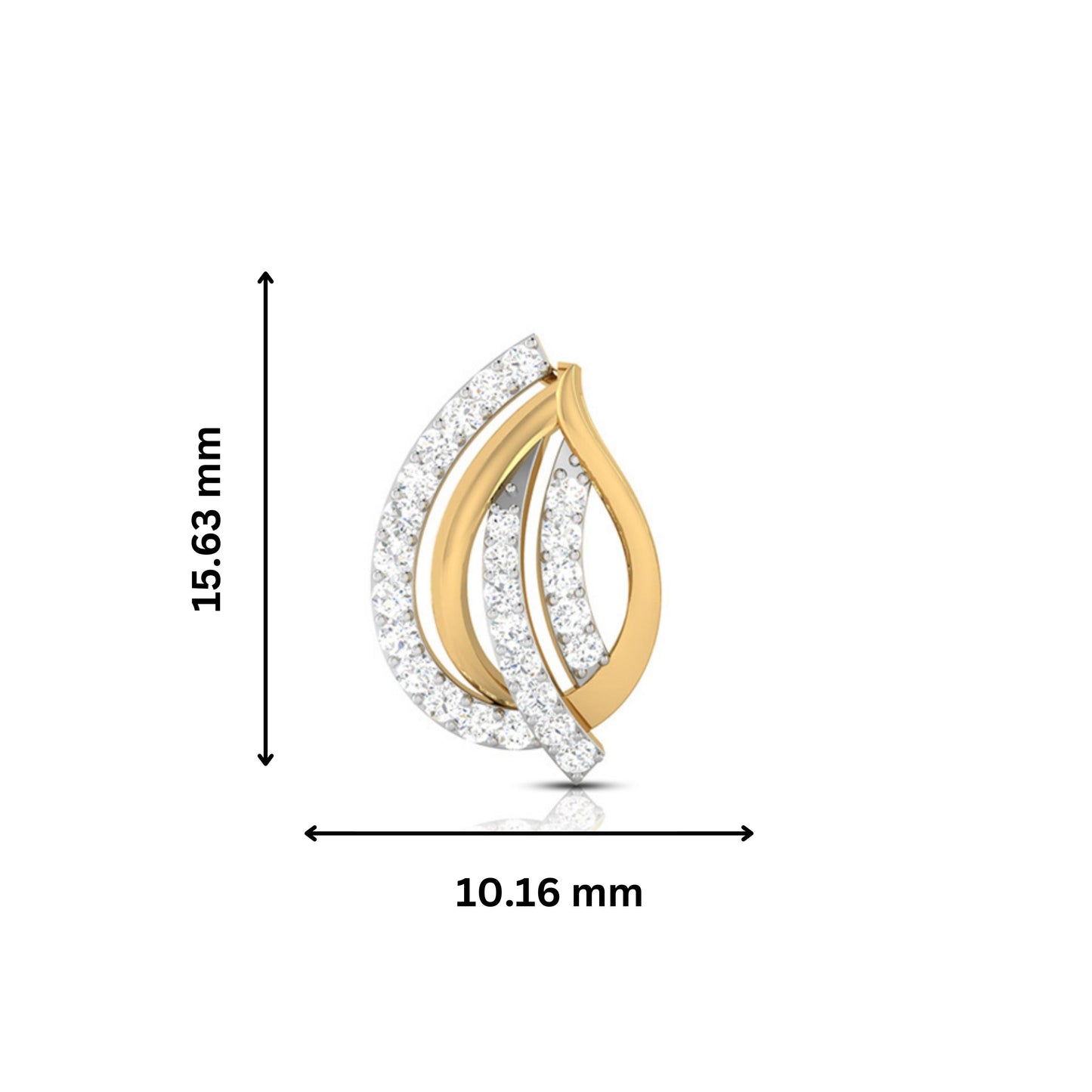 Daily wear earrings design Allotrope Lab Grown Diamond Earrings Fiona Diamonds