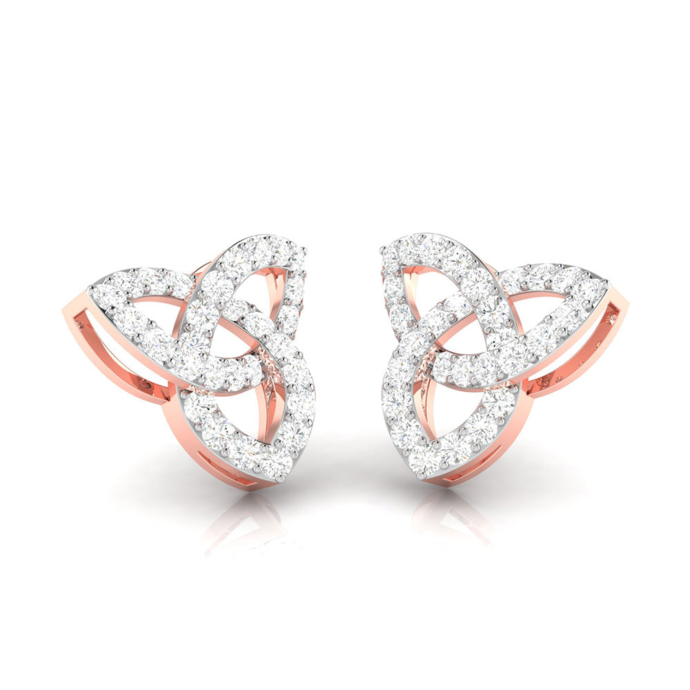 Latest earrings design Bizarre Lab Grown Diamond Earrings Fiona Diamonds