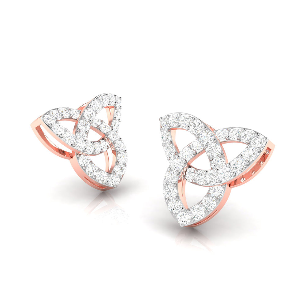 Latest earrings design Bizarre Lab Grown Diamond Earrings Fiona Diamonds