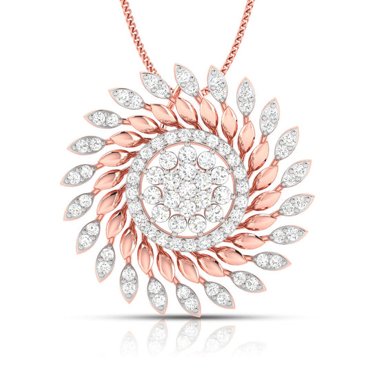 Soleil lab grown diamond pendant designs for female Fiona Diamonds