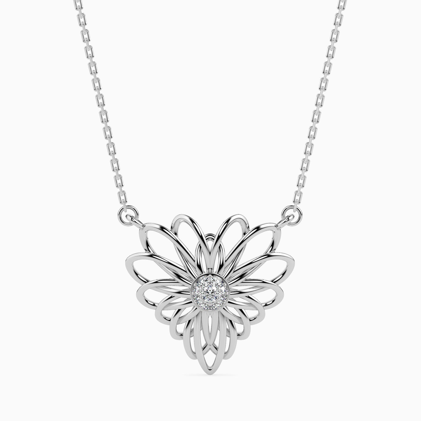 Maze lab grown diamond pendant designs for female Fiona Diamonds