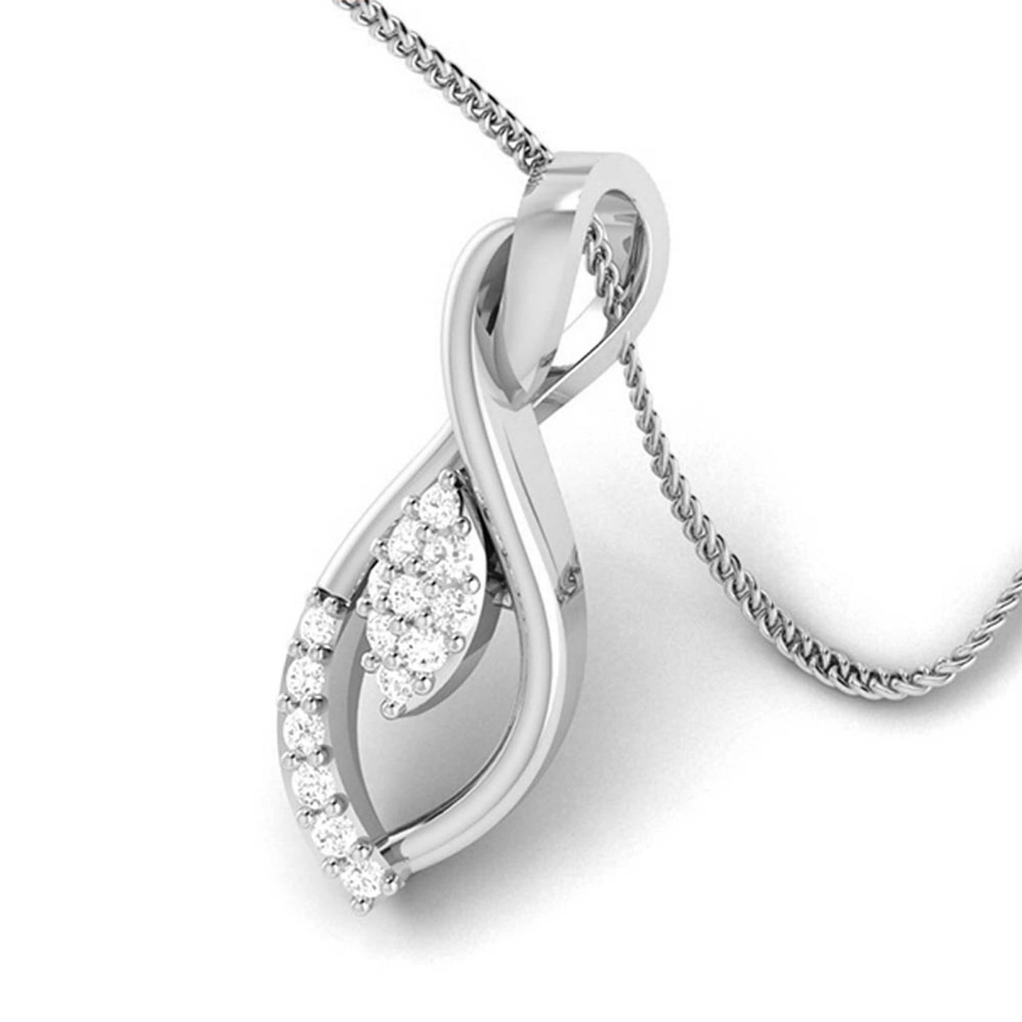 Persuasion lab grown diamond pendant designs for female Fiona Diamonds