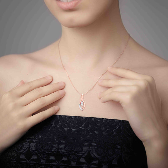 Persuasion lab grown diamond pendant designs for female Fiona Diamonds