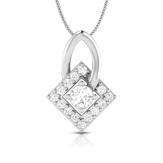 Interlocked lab grown diamond pendant designs for female Fiona Diamonds