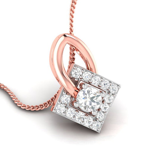 Interlocked lab grown diamond pendant designs for female Fiona Diamonds