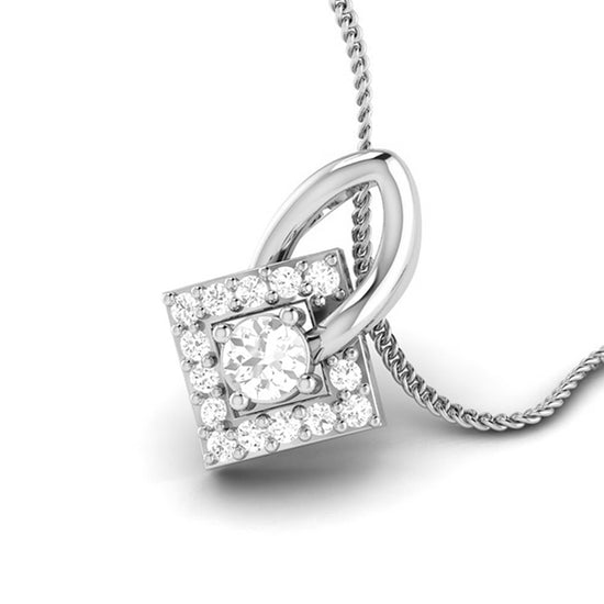 Interlocked lab grown diamond pendant designs for female Fiona Diamonds