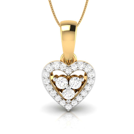 Blowsy modern lab grown diamond pendant design Fiona Diamonds