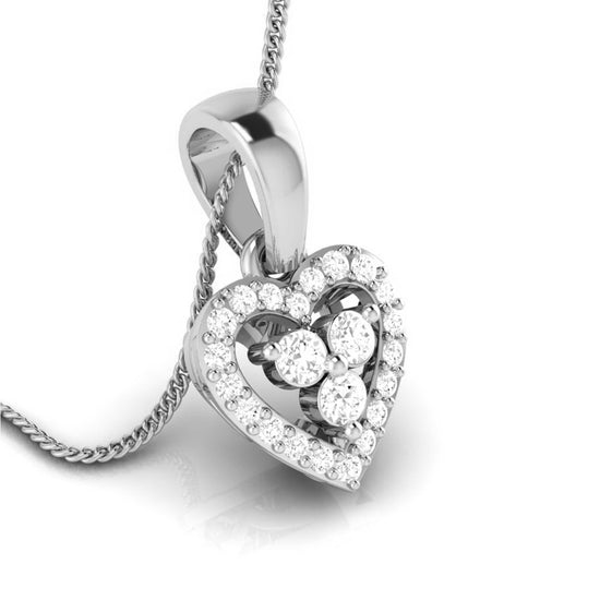 Blowsy modern lab grown diamond pendant design Fiona Diamonds