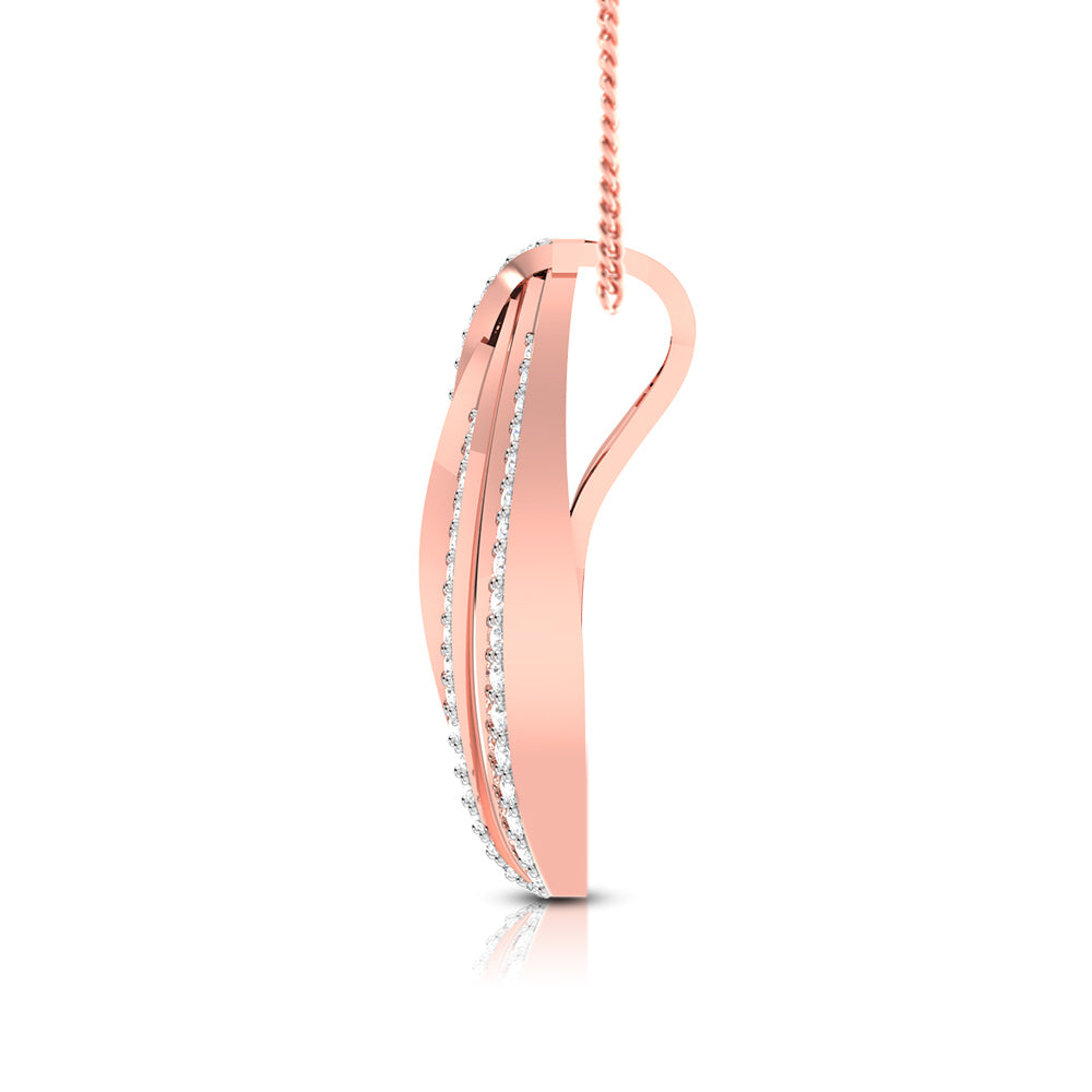 Snarl lab grown diamond pendant designs for female Fiona Diamonds